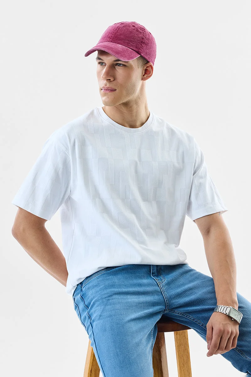 سنيتش Self-design Stretch Oversized T-Shirt